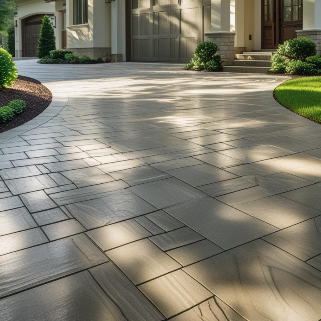 Expert Imprinted Concrete Driveway in Rhuddlan