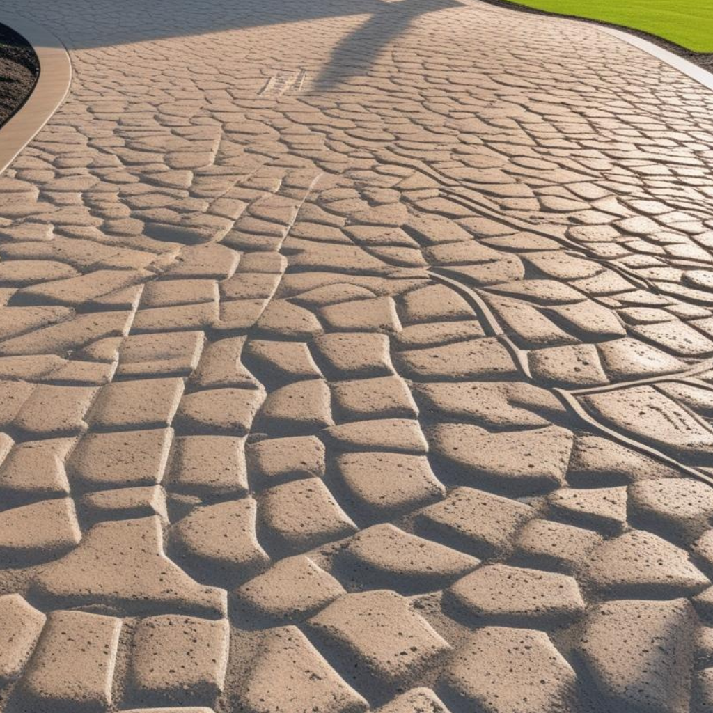 Imprinted Concrete Driveway Services by Rhuddlan driveway company